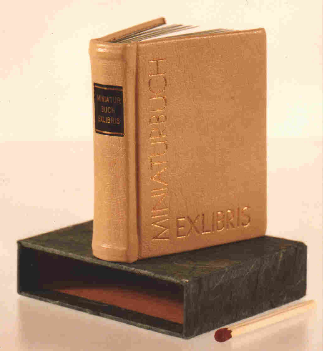 Miniaturbuch Exlibris